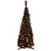 Northlight Seasonal 4' Fall Harvest Pop Up Artificial Thanksgiving Tree w/ Pumpkins, Polyester in Green/Orange | 16 W in | Wayfair