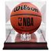 "NBA 75th Anniversary Mahogany Sublimated Basketball Display Case"