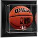 NBA 75th Anniversary Black Framed Wall-Mounted Sublimated Basketball Display Case