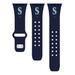 Navy Seattle Mariners Logo Silicone Apple Watch Band