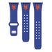 Blue New York Mets Logo Silicone Apple Watch Band