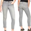 Athleta Jeans | Athleta Gray Kenai Wash Sculptek Mid-Rise Waist Skinny Crop Jeans Women's Size 4 | Color: Gray | Size: 4