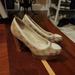 Gucci Shoes | Gucci Monogram Beige Platform Heels | Color: Brown/Cream | Size: 6.5