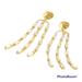 J. Crew Jewelry | Nwt Jcrew Crystal Waterfall Earrings | Color: Gold/White | Size: Os