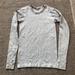 Lululemon Athletica Tops | Lululemon Long Sleeve Top Cable Knit Gray Size 4 Running Shirt | Color: Gray | Size: 4
