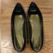 J. Crew Shoes | Euc! J.Crew Flannel Pointed Toe Bow Flats | Color: Black/Gray | Size: 7