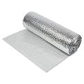 Reflective Insulation Roll, Foam Core Radiant Barrier, Thermal Foil Insulation, for Walls Floors Roofs Insulating Wrap Bubble Foil Insulation Radiator Insulation Foil Save Energy Self-adhesive