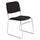 National Public Seating 8600 Signature Series Stack Chair, Black/Chrome