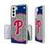Philadelphia Phillies Circle Design Galaxy Clear Phone Case