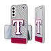 Texas Rangers Endzone Design Galaxy Clear Phone Case