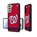 Washington Nationals Stripe Design Personalized Galaxy Bump Case