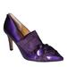 J. Renee Hirisha - Womens 9.5 Purple Slip On Medium
