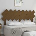 vidaXL Bed Headboard Honey Brown 159.5x3x80.5 cm Solid Wood Pine