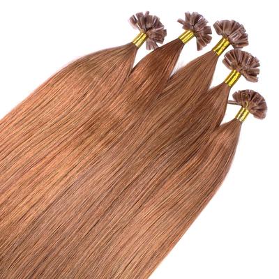 hair2heart - Extensions à chaud Bonding Premium cheveux naturels #8 Marron clair 1g extensions 25 un