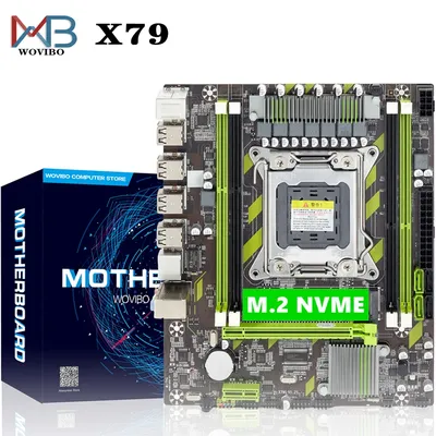 Carte mère X79 pour serveur de bureau carte mère LGA 2011 mémoire RAM DDR3 REG ECC pour Xeon
