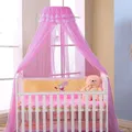 Filets de rideau de chambre de bébé moustiquaire pour CPull nouveau-né nourrissons lit tente