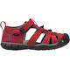 Sandale KEEN "SEACAMP II CNX" Gr. 25/26, rot (ziegelrot, schwarz) Schuhe