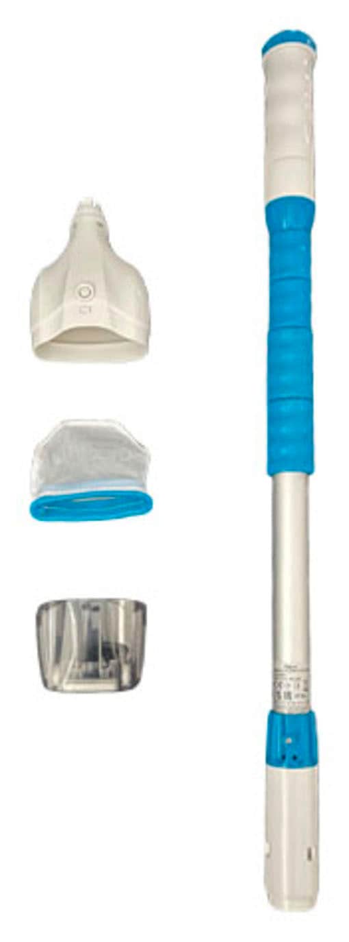 Poolbodensauger AMERICAN SPA, blau (weiß, aquablau), B:12,8cm H:79cm L:150cm, Kunststoff, Poolbodensauger, Pool- und Whirlpool-Sauger, Länge 150 cm Image