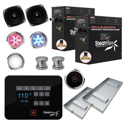 SteamSpa BKT1800-A Black Series Wifi and Bluetooth 18kW QuickStart