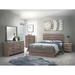 CDecor Home Furnishings Geary 4-Piece Bedroom Set Wood in White | 52.25 H x 78.75 W x 85.75 D in | Wayfair 206828KE-S4