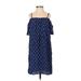 Old Navy Casual Dress - Popover: Blue Stars Dresses - Women's Size X-Small