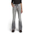 G-STAR RAW Damen 3301 Flare Jeans, Grau (sun faded glacier grey D21290-C293-C464), 27W / 30L