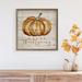 The Holiday Aisle® Happy Thanksgiving Pumpkin Whitewash Wood in Brown/White | 16 H x 16 W x 1.5 D in | Wayfair 86A13648C3CE4A7DBCFA339F92588441