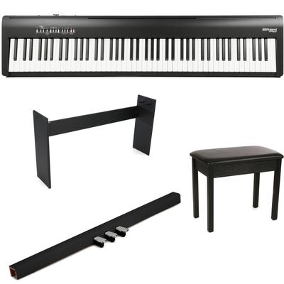 Roland FP-30X Digital Piano with Speakers Home Bundle- Black