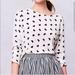 Anthropologie Tops | Anthropologie Dolan Eclipse Moon Blouse | Color: Black/Cream | Size: M