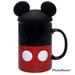 Disney Kitchen | Disney Parks Tea Cup/Coffee Mug With Mickey Ears Lid New Mickey Mouse | Color: Black/Red | Size: Os