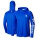 Men's Columbia Royal Los Angeles Dodgers Terminal Tackle Long Sleeve Hoodie T-Shirt