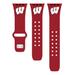 Red Wisconsin Badgers Logo Silicone Apple Watch Band