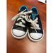 Converse Shoes | Converse Infant Chuck Taylor All Star Low Top Black Leather Shoes Toddler Sz 5 | Color: Black | Size: 5bb