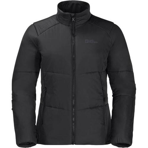 JACK WOLFSKIN Damen Funktionsjacke BERGLAND INS JKT W, Größe S in Schwarz