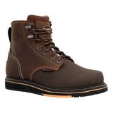 Georgia Boot AMP LT Power Wedge Work Boot - Men's Wide Brown 12 GB00518-120W