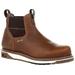 Georgia Boot AMP LT Wedge Steel Toe Waterproof Chelsea Work Boot - Men's Wide Brown 10 GB00353-100W