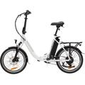 E-Bike VECOCRAFT "E-Pax" E-Bikes Gr. 46 cm, 20 Zoll (50,80 cm), weiß E-Bikes