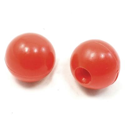 Arcade Game Joystick Machine Handle Ball Knob Red 32mm Dia M8 Thread 2Pcs