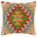 Southwestern Milner Turkish Hand-Woven Kilim Pillow - 17" x 18"