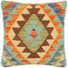 Southwestern Rebecca Turkish Hand-Woven Kilim Pillow - 17" x 18"