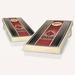 Ball State Cardinals Striped NCAA Team Cornhole Boards