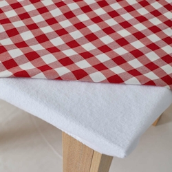 Gastro Uzal Tischmolton Frankfurt 150 cm rund Weiß