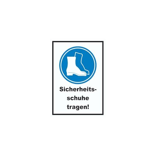 Sicherheitsschuhe tragen Schild A1 (594x841mm)