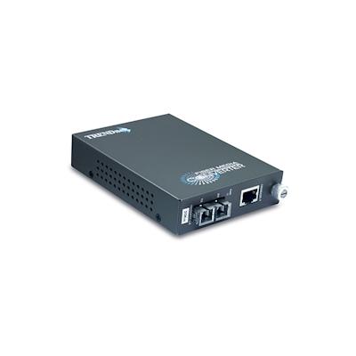 TRENDnet TFC-1000S20 FiberConv. 20KM 1000Base-T to 1000Base-FX Single Mode SC