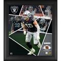 Maxx Crosby Las Vegas Raiders Framed 15" x 17" Impact Player Collage with a Piece of Game-Used Football - Limited Edition 500