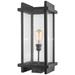 Z-Lite 1 Light Outdoor Post Mount Fixture in Black Finish