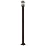 Z-Lite 3 Light Outdoor Post Light in Oil Rubbed Bronze Finish