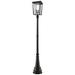 Z-Lite 3 Light Outdoor Post Mounted Fixture in Oil Rubbed Bronze Finish