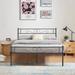 Platform Bed by Red Barrel Studio® Metal in Black | 35 H x 56 W x 78 D in | Wayfair B7902CBB0C9E45359CF92C9874FE65A1