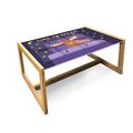 East Urban Home Nap Saying Coffee Table, Time To Dream Typography Sleeping Moose In A Nightcap w/ Pillow & Blanket | Wayfair